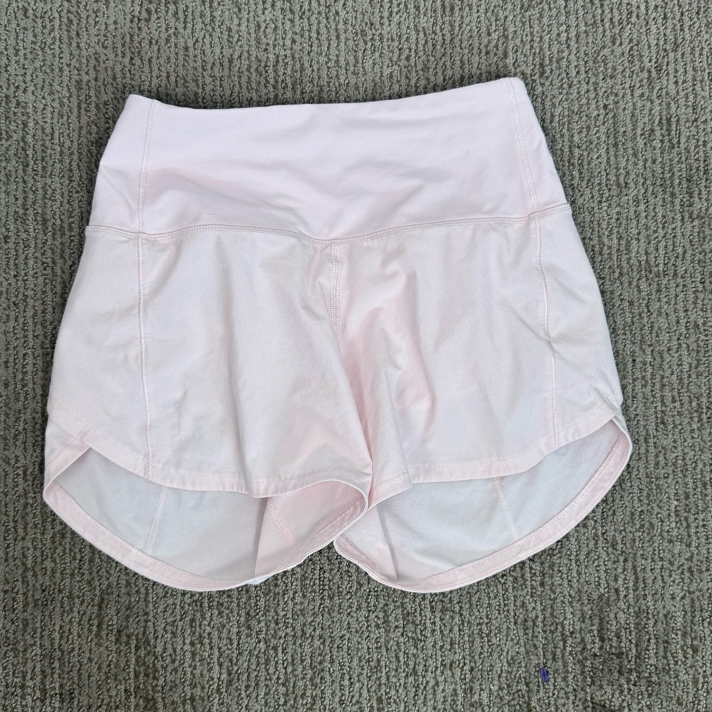 Lululemon Speed Up High-Rise Lined Short 2.5 Pink LW7BJ8T Size 0